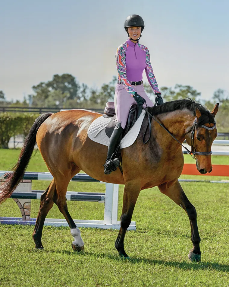 coolblast-100-ladies-labelle-p-RTxShAUW-3.webp Discount KIRSCH CoolBlast® 100 Ladies’ LaBelle Print Long Sleeve Shirt