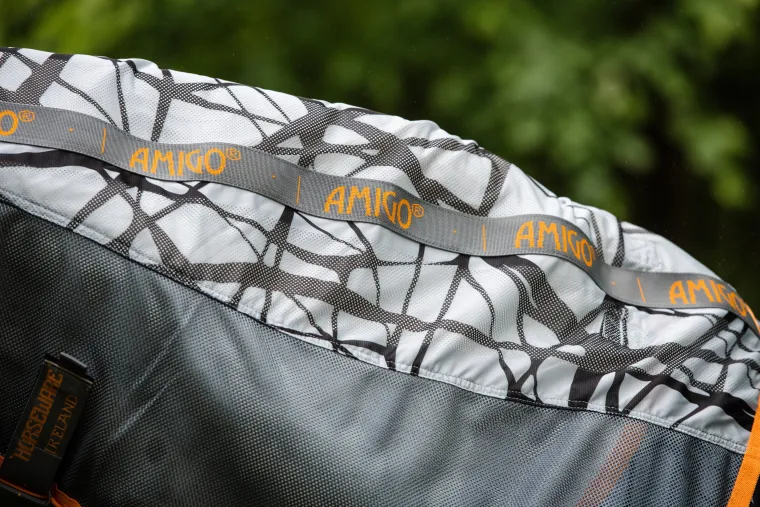 dJDzuYzU_4.webp Discount HORSEWARE ® Ireland Amigo® Camo Fly Sheet Grey/Orange