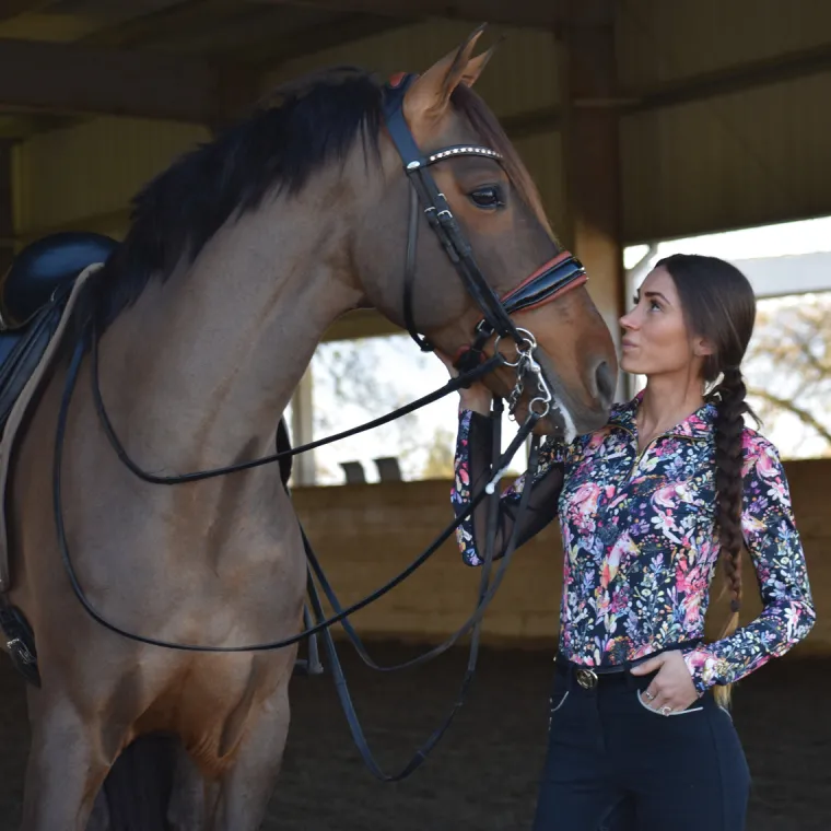 dancing-equestrian-ladies-equu-DPkeWxeP-3.webp Outlet DANCING EQUESTRIAN Ladies’ Equus Garden Long Sleeve Shirt Black