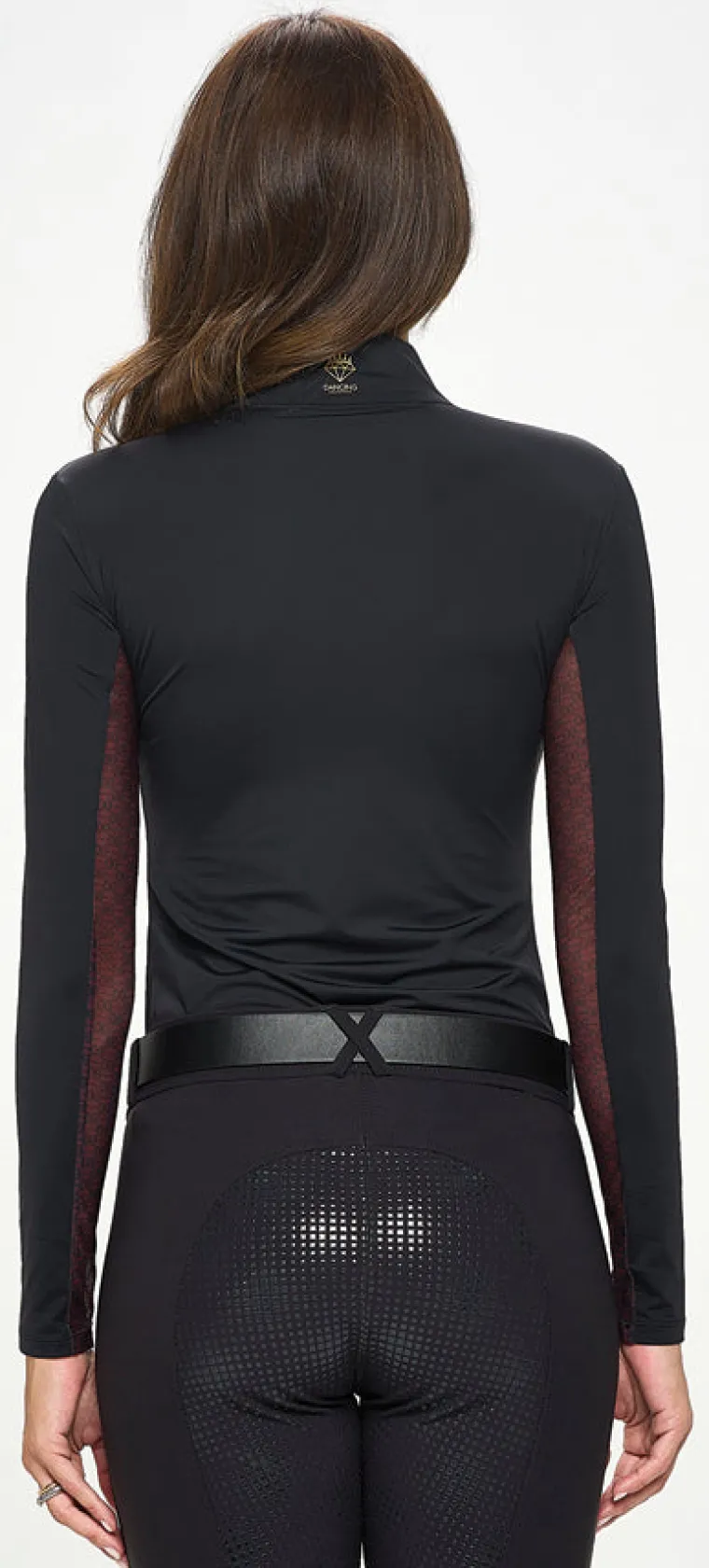 dancing-equestrian-ladies-sign-IoyRTnqP-1.webp Online DANCING EQUESTRIAN Ladies’ Signature Mesh Long Sleeve Shirt Black/Merlot