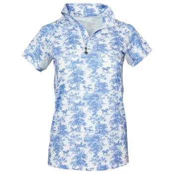 Fashion JPC EQUESTRIAN Dapplebay Equestrian Toile Short-Sleeve Sun Shirt