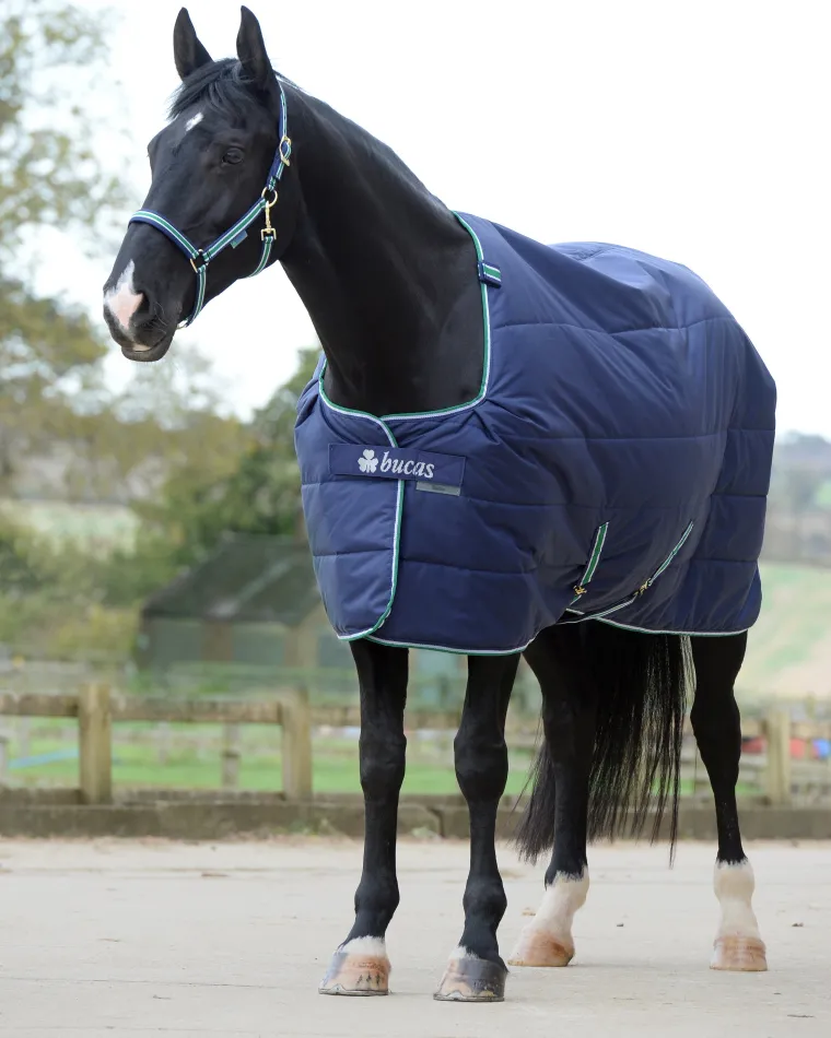 dmDtqhcb_1.webp Clearance TOKLAT ORIGINALS Bucas Quilt Heavyweight Stable Blanket with Stay-Dry Lining - 300 grams Navy