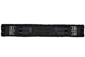 Hot TEXT HORSE DS Everyday Fleece Short Girth Black