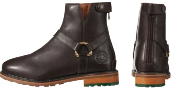 Clearance PUSHKAR INTL DS Ladies’ Huntsville Harness Ankle Boots Brown