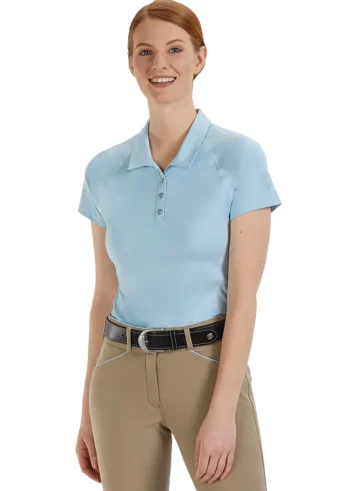 Hot KIRSCH DS Ladies’ Iva Short Sleeve Polo Shirt