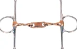 New INTREPID INTL DS Twisted Copper Dr. Bristol Full Cheek Snaffle Bit