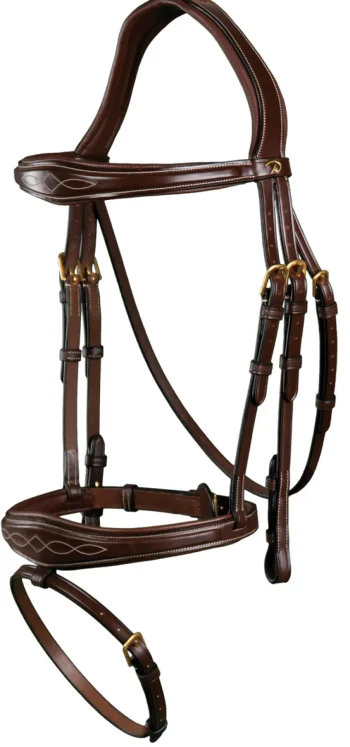 Clearance KENTUCKY HORSEWEAR Dy'on® Anatomic Bridle Brown