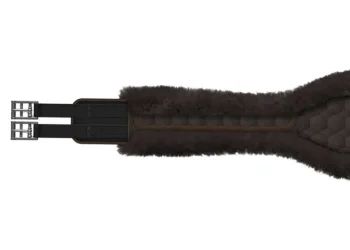 Fashion WORLD EQUSTRN BRNDS E.A. Mattes Contoured Long Girth With Detachable Cover Brown