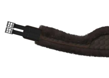 Discount WORLD EQUSTRN BRNDS E.A. Mattes Crescent Long Girth With Detachable Cover Brown