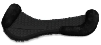 Hot WORLD EQUSTRN BRNDS E.A. Mattes Platinum EWWA Sheepskin All-Purpose Half Pad With Rear Trim