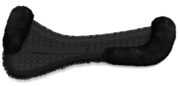 Online WORLD EQUSTRN BRNDS E.A. Mattes Platinum EWWA Sheepskin Dressage Correction Half Pad With Rear Trim
