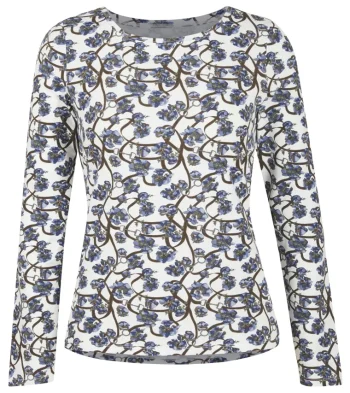 Hot KERRITS EQL By ® Ladies’ Organic Cotton Long Sleeve Print Top