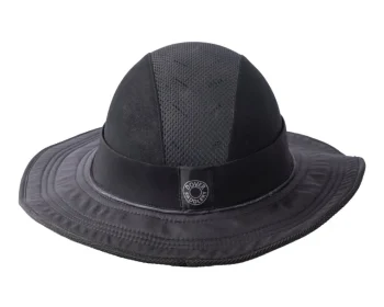 New ALLIANZ CLOTHING Equestrian Helmet Sun Brim Black