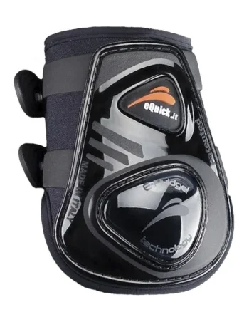 Sale JPC EQUESTRIAN EQuick EShock Legend Rear Boots with Pin Fasteners Black