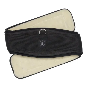 Discount EQUIFIT ® Essential Dressage Schooling Girth With SheepsWool™ Liner Black