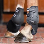 New EQUIFIT ® Prolete™ Hind Boots With Elastic Straps & Extended Liners Black