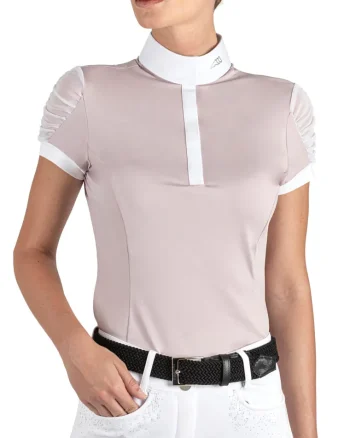 New EQUILINE AMERICA Equiline Ladies’ GinnyG Competition Shirt Violet Ice