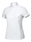 Outlet EQUILINE AMERICA Equiline Ladies’ Catic Short Sleeve Show Shirt White