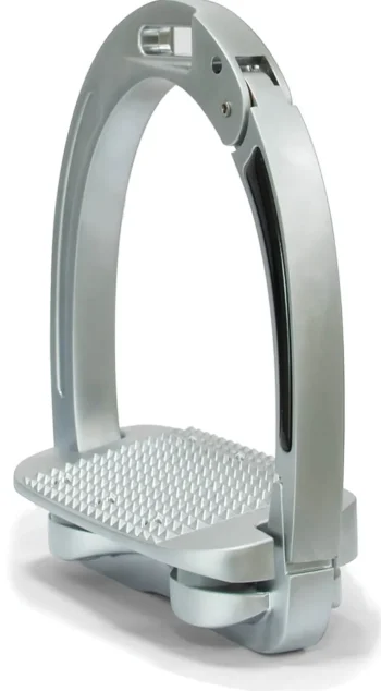 New ERS Equine Innovations Q-Release Aluminum Stirrups Silver