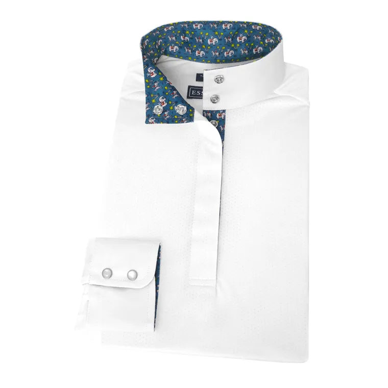 essex-classics-ladies-talent-y-rslRhiAt-21.webp Hot ESSEX CLASSICS Ladies’ Talent Yarn® Straight Collar Long Sleeve Show Shirt