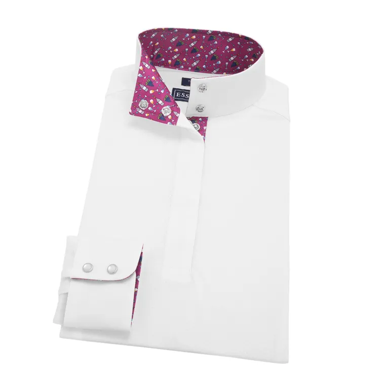 essex-classics-ladies-talent-y-rslRhiAt-9.webp Hot ESSEX CLASSICS Ladies’ Talent Yarn® Straight Collar Long Sleeve Show Shirt