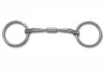 Outlet TOKLAT ORIGINALS Myler® Loose Ring Wide Barrel MB 02 Sweet Iron Comfort Snaffle Stainless Steel