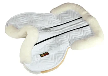 Hot FLEECEWORKS ™ FXK Technology Classic Sheepskin Half Pad With Rolled Edges
