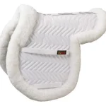 Discount FLEECEWORKS ™ Show Hunter Sheepskin Trim Pad With Perfect Balance Technology White