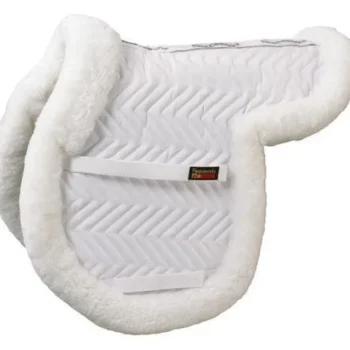 Discount FLEECEWORKS ™ Show Hunter Sheepskin Trim Pad With Perfect Balance Technology White