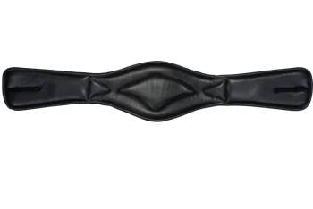 Hot INT RIDING HELMET Flex Rider® Comfort Leather Dressage Girth Black