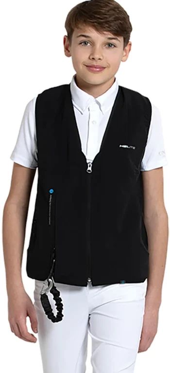 Best HANSEN DISTRIBUTION Helite Children’s Zip’In 2 Airbag Vest Black