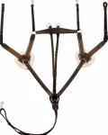 Sale JPC EQUESTRIAN Henri De Rivel Pro 5-Point Elastic Breastplate Martingale With Running Attachment