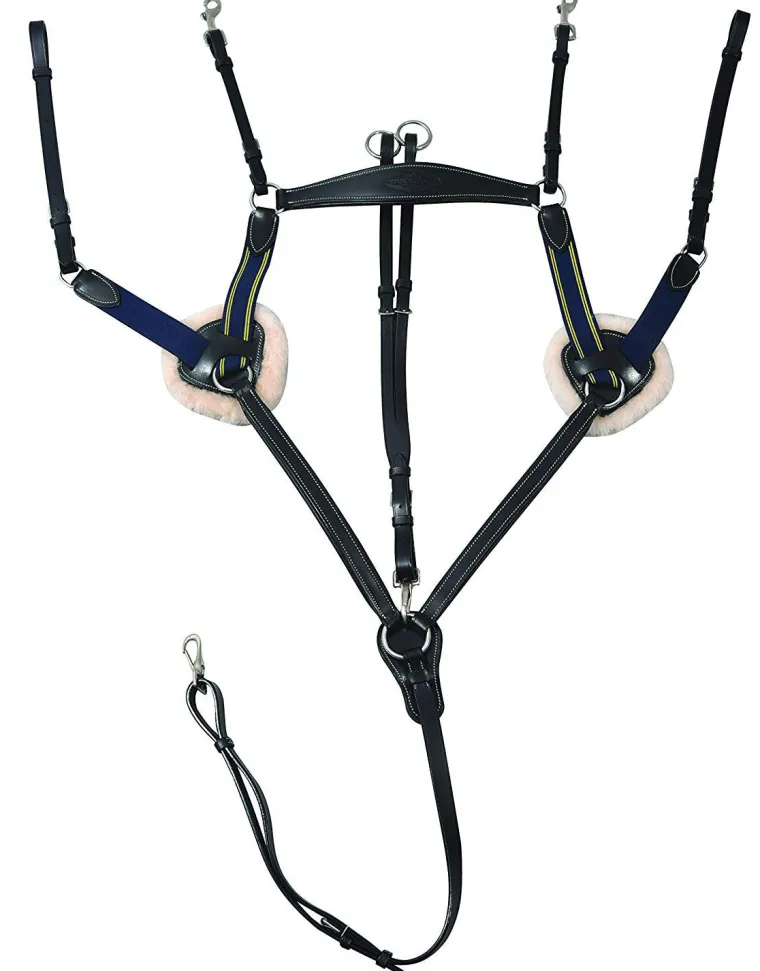 henri-de-rivel-pro-5-point-ela-SLkKGIUv-5.webp Sale JPC EQUESTRIAN Henri De Rivel Pro 5-Point Elastic Breastplate Martingale With Running Attachment