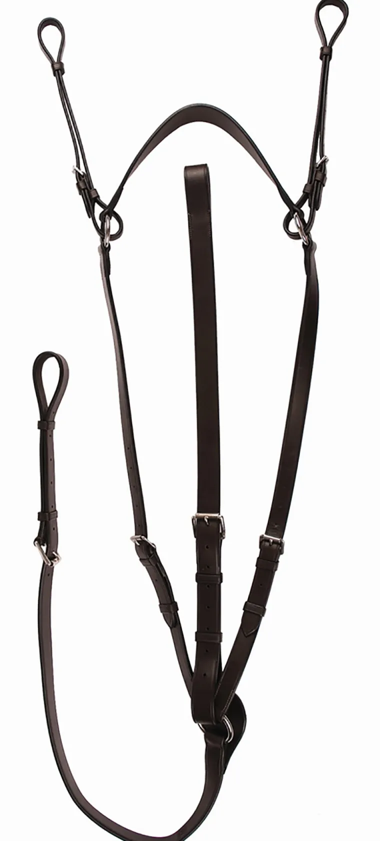 henri-de-rivel-pro-flat-breast-MuJbPtOv-0.webp New JPC EQUESTRIAN Henri De Rivel Pro Flat Breastplate Martingale Havana