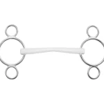 New GEM-HERM SPRENGER Herm Sprenger® Duo 3-Ring Bit - 16 Mm Mouth White