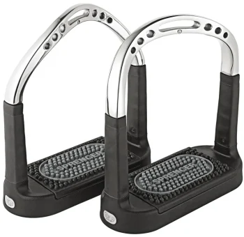Hot GEM-HERM SPRENGER Herm Sprenger® Flexcite Stirrups Silver/Black