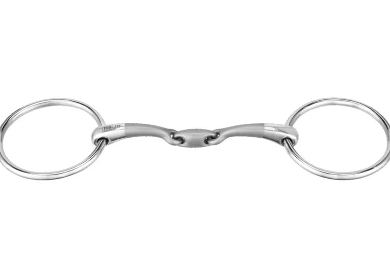herm-sprenger-satinox-double-j-BcSkNDZp-0.webp Hot GEM-HERM SPRENGER Herm Sprenger® Satinox Double-Jointed Loose Ring Snaffle Bit With 14mm Mouth/70mm Rings Stainless