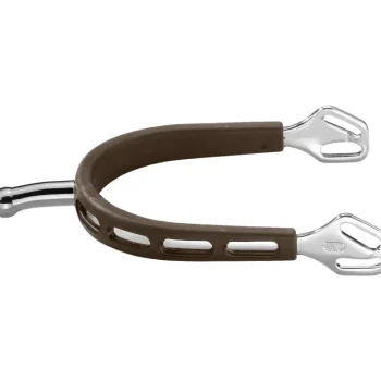 Best GEM-HERM SPRENGER Herm Sprenger® Ultra Fit Brown Grip Small Round Rowel Spurs