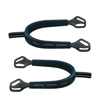 New GEM-HERM SPRENGER Herm Sprenger® Ultra Fit Extra Grip Prince Of Wales Spurs Black