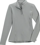 Discount KIRSCH IconEQ™ Ladies’ Dillon Long Sleeve Shirt Grey Herringbone
