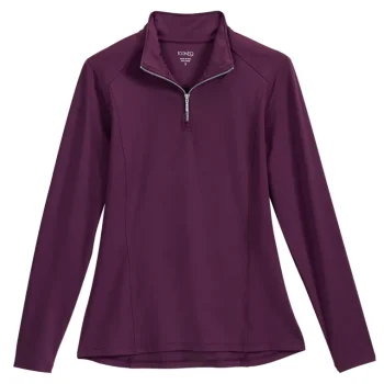 Outlet KIRSCH IconEQ™ Lux Quarter-Zip Long-Sleeve Shirt