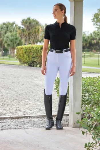 New KIRSCH IconEQ™ Ladies’ Clinic Short Sleeve Shirt