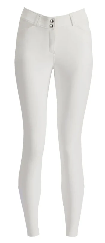 Online KARAN LETEX IconEQ™ Ladies’ Dalton Tech Nova Competition Knee-Patch Breech White