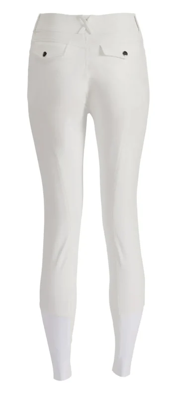 Online KARAN LETEX IconEQ™ Ladies’ Dalton Tech Nova Competition Knee-Patch Breech White