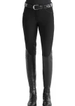 Fashion SUPERHOUSE IconEQ™ Ladies’ Wellesley Classic Piped Full-Seat Breech Black/Charcoal