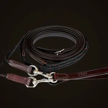 Clearance WALSH PRODUCTS Walsh™ Rope Front Draw Reins Brown