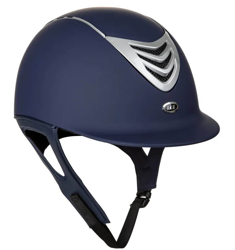 irh-ir4g-matte-helmet-navy-fin-ImfFepFX-0.webp Clearance INT RIDING HELMET IRH® IR4G Matte Helmet, Navy Finish With Silver Vent Matte Navy/Silver Vent
