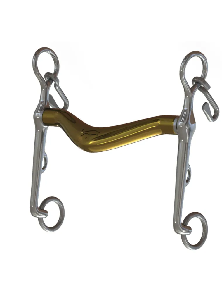 iwQKjlGH_0.webp New METLAR/NEUE SCHULE Neue Schule Turtle Tilt™ Weymouth with 14mm Mouth 5cm Shank Salox Gold