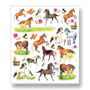 Discount KELLEY AND COMPANY Colorful Horse Stickers