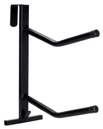 Sale KING YOUNG PVC-Coated Double Saddle Rack Black